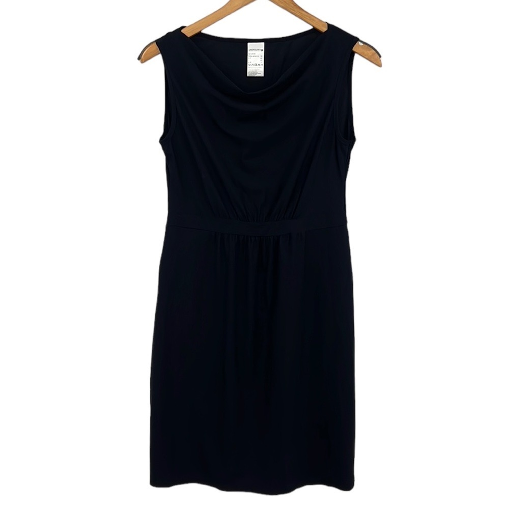 Sunflair Sheath Dress Beach Fashion Women Size UK 12‎ Black Sleeveless Cowl Neck